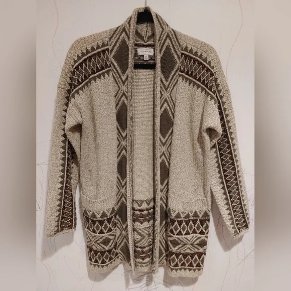 Lucky Brand EUC S boho cardigan with pockets - Picture 1 of 7